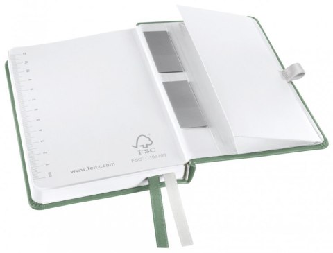 (WYCOFANE)Notatnik twardy LEITZ STYLE A6 kratka Pistacjowa zieleń 44910053 (X) (X)