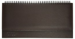 Kalendarz biurowy MANAGER LUX (H2), 26 - brąz mat 2023 TELEGRAPH