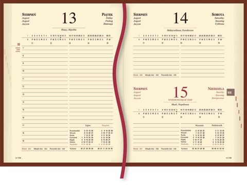 Terminarz Menadżera A5 2026 - granatowy Michalczyk i Prokop T-203V-G kalendarz dzienny