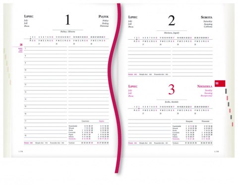 Kalendarz Powszechny 2023 B6 dzienny T-200F-04 Michalczyk i Prokop