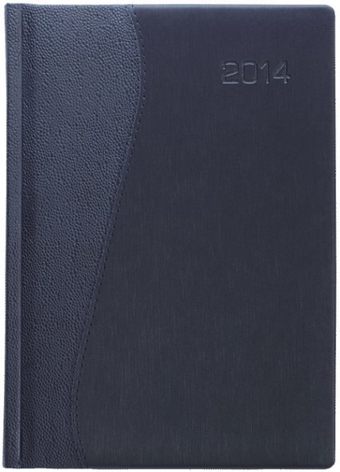 Kalendarz A-4 MAX książkowy (L1), 01 - gecco / granat 2023 TELEGRAPH