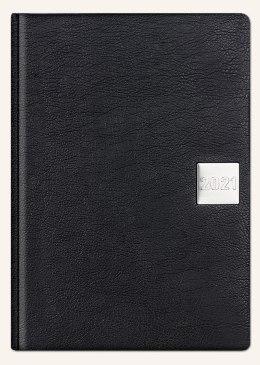 Kalendarz A-5 LUX książkowy (L3), 10 - czarny indi / rok metalic 2023 TELEGRAPH
