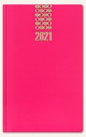 Kalendarz A6 C4-21 fuksja tydzień na 2 stronach Notesowy CLASSIC 2022 TEL