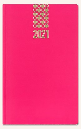 Kalendarz A6 C4-21 fuksja tydzień na 2 stronach Notesowy CLASSIC 2022 TEL