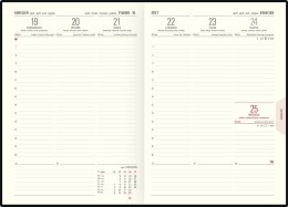 Kalendarz A-5 BEST CLASSIC książkowy (C3), 04 - granat fabric 2023 TELEGRAPH