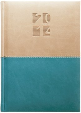 Kalendarz A-5 BEST CLASSIC książkowy (C3), 09 - czarny karo 2025 TELEGRAPH