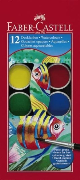 Farby akwarele 12kol.FC125012 FABER CASTEL