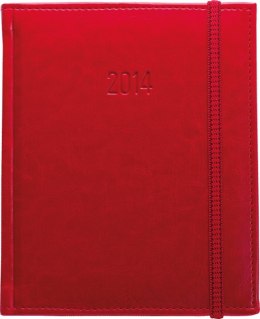 Kalendarz A5 PLUS książkowy (U3)14 grafit cristal TELEGRAPH