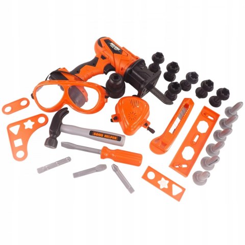 ZESTAW SKRZYNKA NARZĘDZIA WARSZTAT WIERTARKA 32335