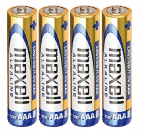 4x Baterie AA 1,5V Alkaline MAXELL LR6
