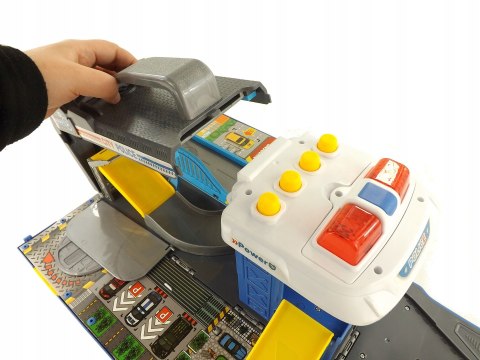 DUŻY WÓZ POLICJA ROZKŁADANY W PARKING GARAŻ 2w1 56