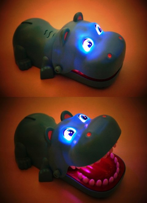 Gra zręcznościowa Szalony Hipcio Chory Ząbek u Dentysty HT247-2N