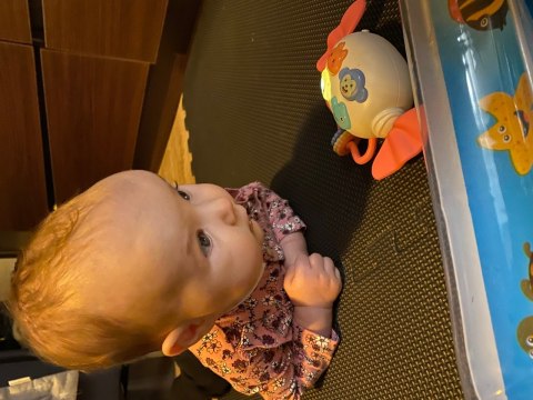 Grzechotka gryzak pozytywka dźwięki światła 66857R