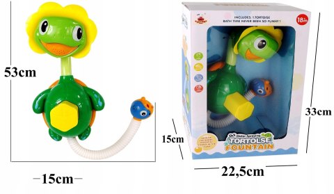 PRYSZNIC ŻÓŁW ŻÓŁWIK RYBKA ZABAWKA DO KĄPIELI 9910
