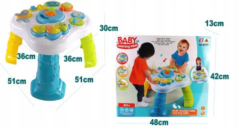 STOLIK EDUKACYJNY INTERAKTYWNY DŹWIĘKI 8777N