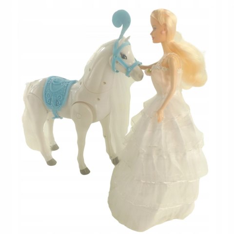 DUŻA KARETA LALKA CHODZĄCY KOŃ DŹWIĘKI ŚWIAT 28905