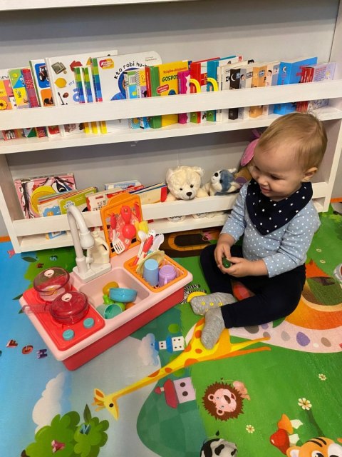 DUŻY ZLEWOZMYWAK AKCESORIA KUCHNIA KRAN 34el. P42R