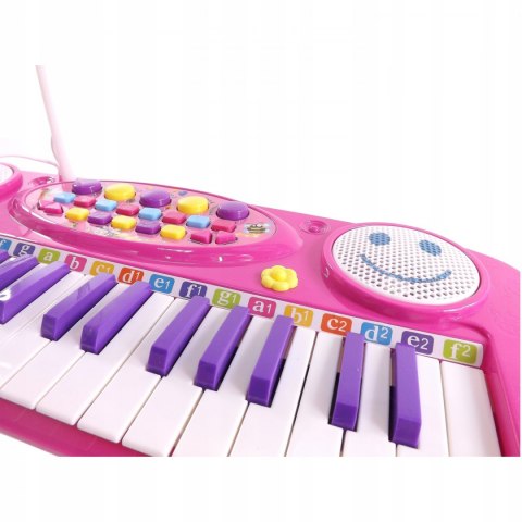 Organy z mikrofonem 37 klawiszy nagrywanie 3702R