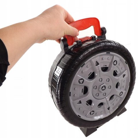 PARKING GARAŻ SKŁADANY W OPONIE METALOWE AUTKA 200