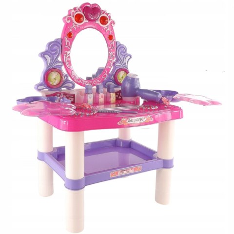 TOALETKA SUSZARKA LUSTRO OBROTOWE AKCESORIA 73008