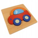 EDUKACYJNE DREWNIANE KLOCKI PUZZLE UKŁADANKA 15-15