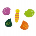 EDUKACYJNE DREWNIANE KLOCKI PUZZLE UKŁADANKA 15-15