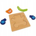 EDUKACYJNE DREWNIANE KLOCKI PUZZLE UKŁADANKA 15-15