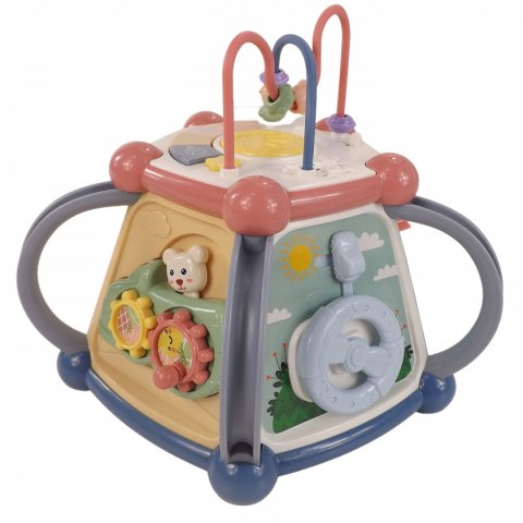 INTERAKTYWNA KOSTKA EDUKACYJNA dźwięki światła A59