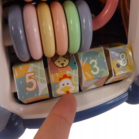 INTERAKTYWNA KOSTKA EDUKACYJNA dźwięki światła A59