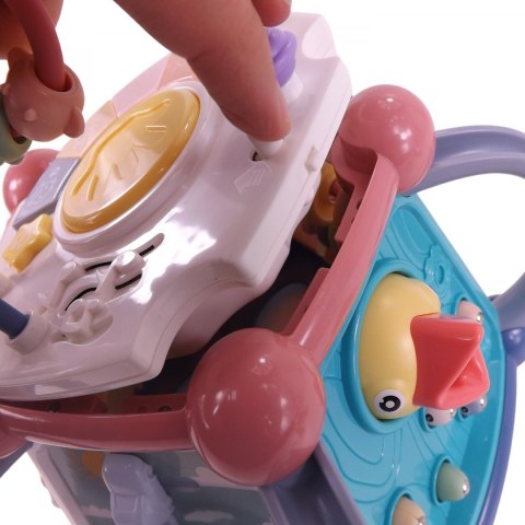 INTERAKTYWNA KOSTKA EDUKACYJNA dźwięki światła A59