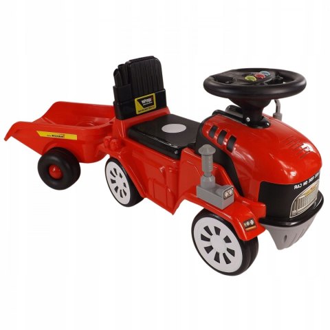 Jeździk traktor przyczepa klocki 12 melodyjek 917AC