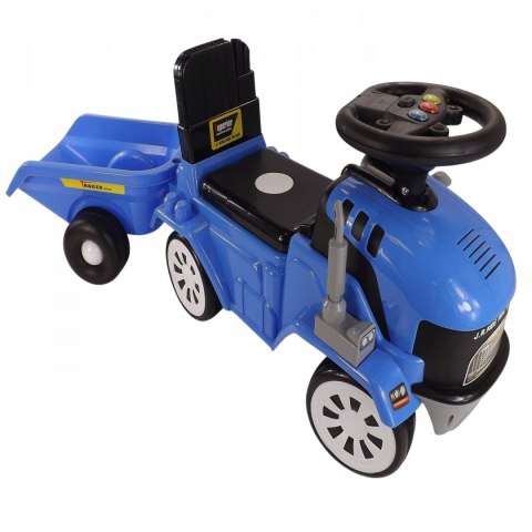 Jeździk traktor przyczepa klocki 12 melodyjek 917AN