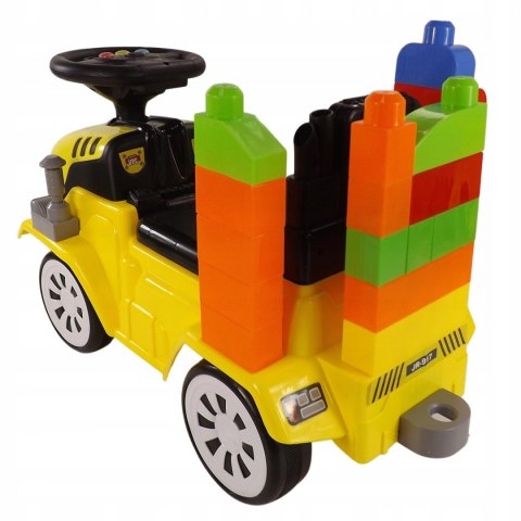Jeździk traktor przyczepa klocki 12 melodyjek 917AZ