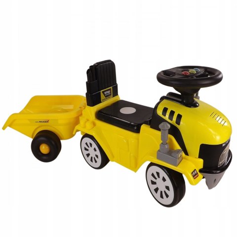 Jeździk traktor przyczepa klocki 12 melodyjek 917AZ