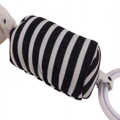 Kontrastowa sensoryczna zawieszka grzechotka dzwoneczek KRÓWKA 0805K