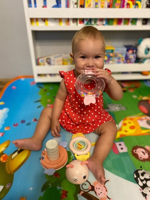 Piramidka wieża układanka wstańka grzechotki505-6N