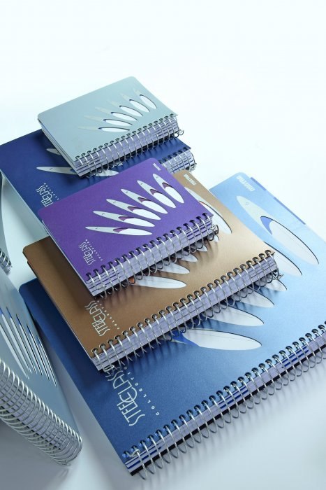 Kołonotatnik STEEL CLASS A4 150k,linia, przekładki 5x30 98237 ARGO