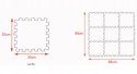 Grube Puzzle piankowe mata eva 9 szt zwierzątka 38