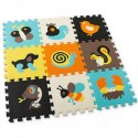 Grube Puzzle piankowe mata eva 9 szt zwierzątka 38