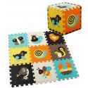 Grube Puzzle piankowe mata eva 9 szt zwierzątka 38