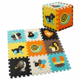 Grube Puzzle piankowe mata eva 9 szt zwierzątka 38