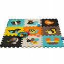 Grube Puzzle piankowe mata eva 9 szt zwierzątka 38