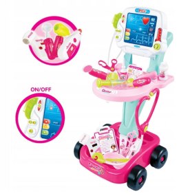 ZESTAW LEKARSKI NA WÓZKU EKG LEKARZ 66045