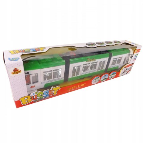 DUŻY TRAMWAJ JEŹDZI DŹWIĘKI ŚWIATŁA baterie 1258Z