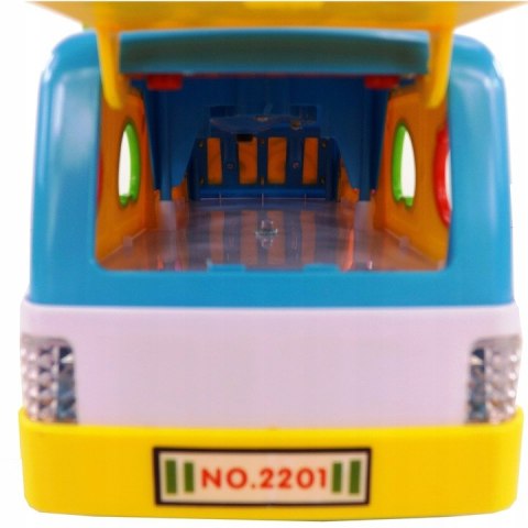 INTERAKTYWNY AUTOBUSIK Z TELEFONEM KLOCKI 2201N