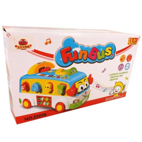 INTERAKTYWNY AUTOBUSIK Z TELEFONEM KLOCKI 2201N