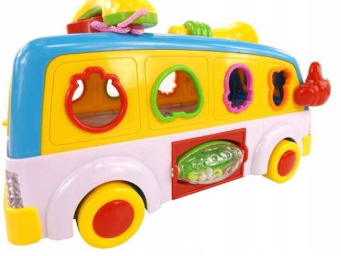 INTERAKTYWNY AUTOBUSIK Z TELEFONEM KLOCKI 2201N