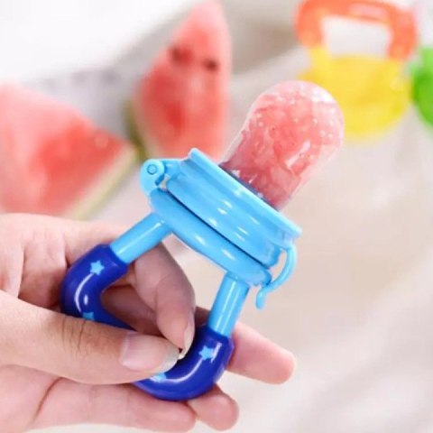 Silikonowy smoczek lizak gryzak do owoców 436