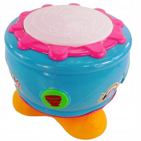 WESOŁY INTERAKTYWNY BĘBENEK MUZYKA ŚWIATŁA 6622 N