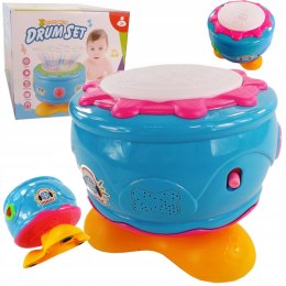 WESOŁY INTERAKTYWNY BĘBENEK MUZYKA ŚWIATŁA 6622 N